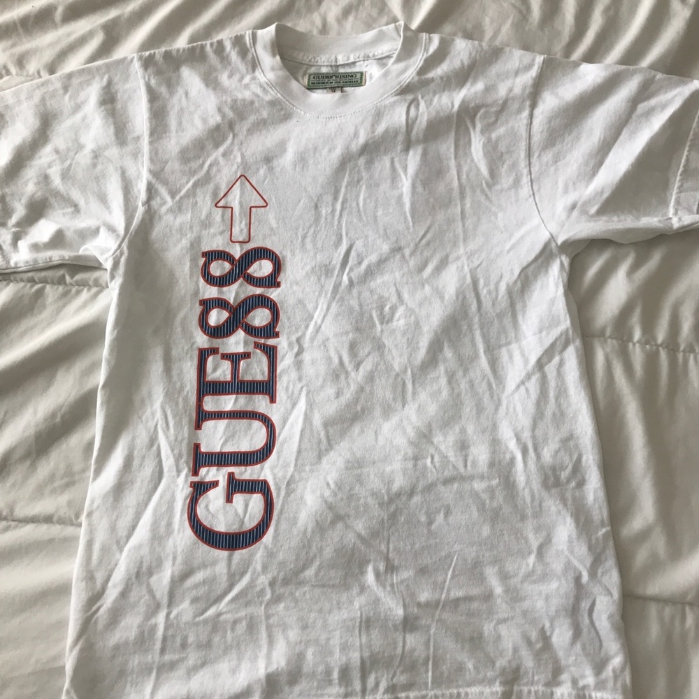 White 88 Rising x Guess T Shirt